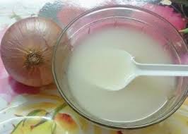 onion water for hair